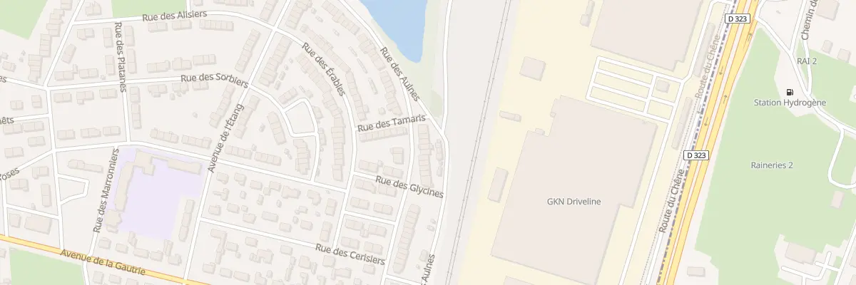 Plan du 42 Rue des Abricotiers à Arnage