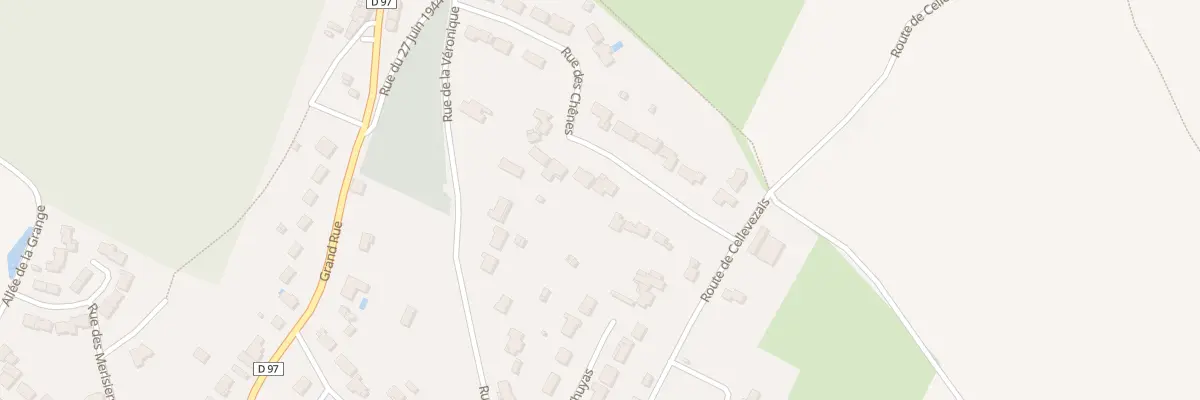 Plan du 16 Rue des Chênes à Celle-Lévescault