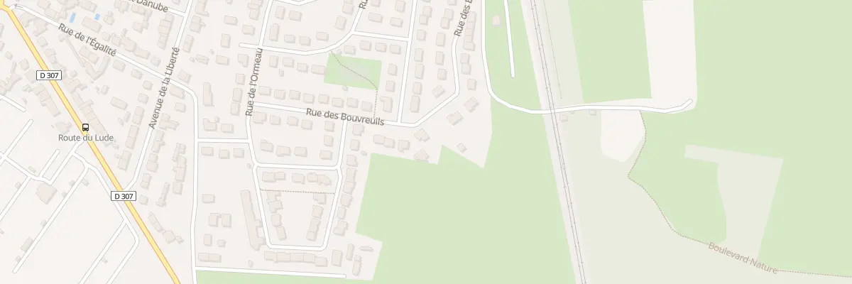 Plan du 23 Rue des Bengalis à Arnage