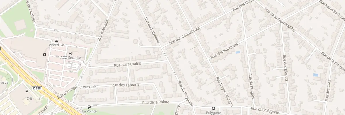 Plan du 65 Rue du Polygone au Mans