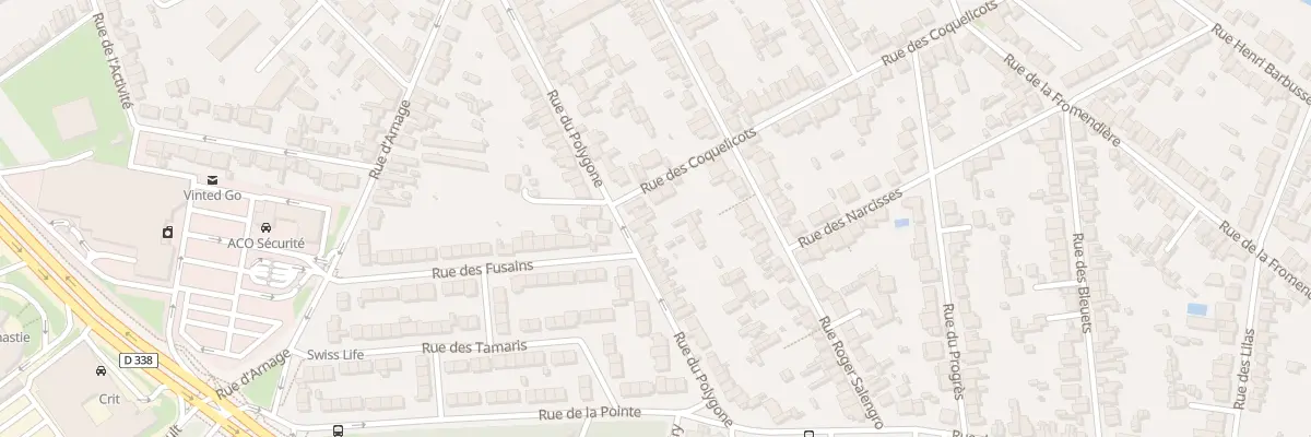 Plan du 61 Rue du Polygone au Mans