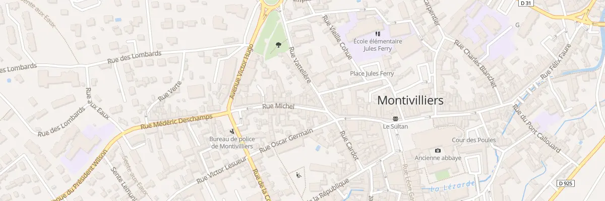 Plan du 12 Rue Michel à Montivilliers