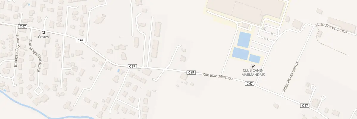 Plan du 73 Rue Jean Mermoz à Marmande