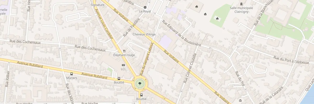 Plan du 91 Rue Voltaire au Mans