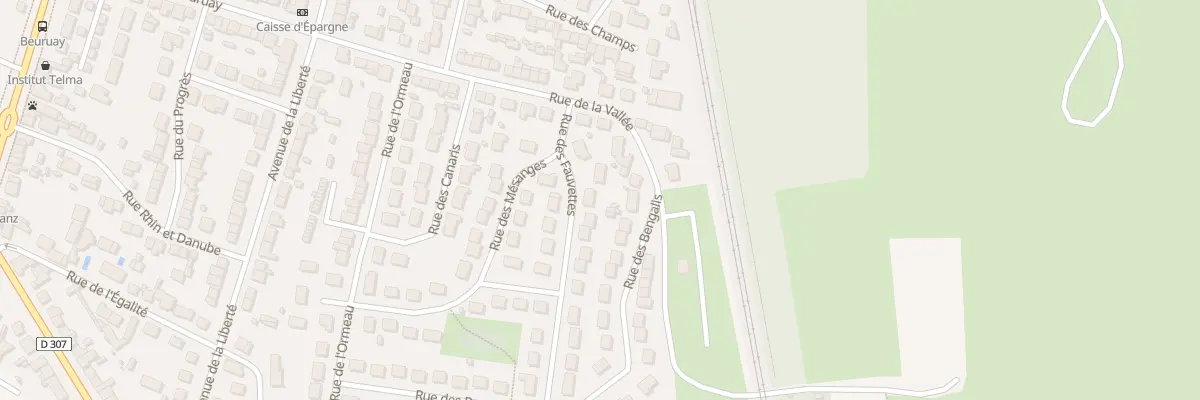 Plan du 5 Rue des Fauvettes à Arnage