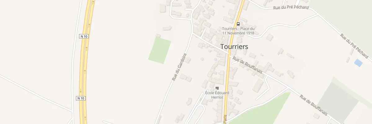 Plan du 9 Rue du Renclos à Tourriers