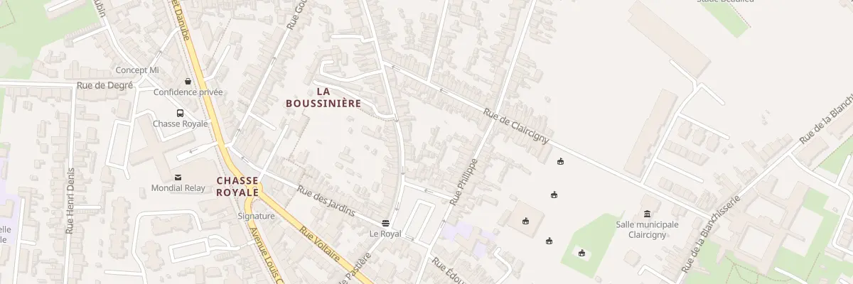 Plan du 6 Rue de la Madeleine au Mans