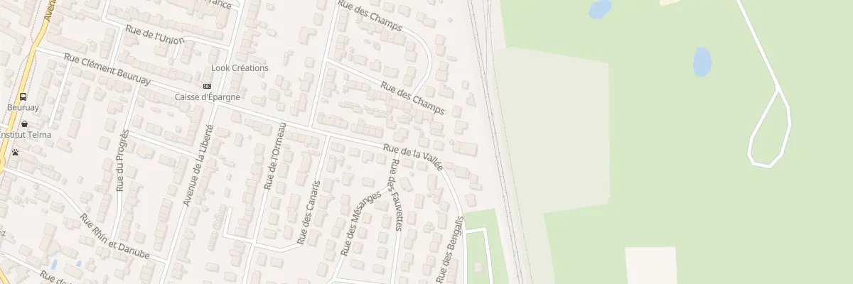 Plan du 37 Rue de la Vallée à Arnage