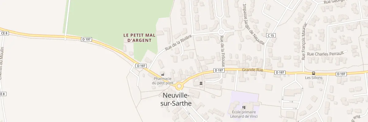 Plan du 31 Rue de la Riviere à Neuville-sur-Sarthe