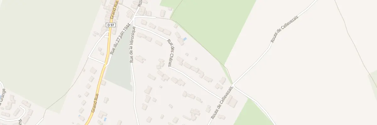 Plan du 15 Rue des Chênes à Celle-Lévescault