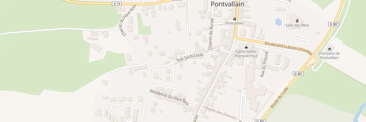 Plan du 5128 Rue St Louis à Pontvallain