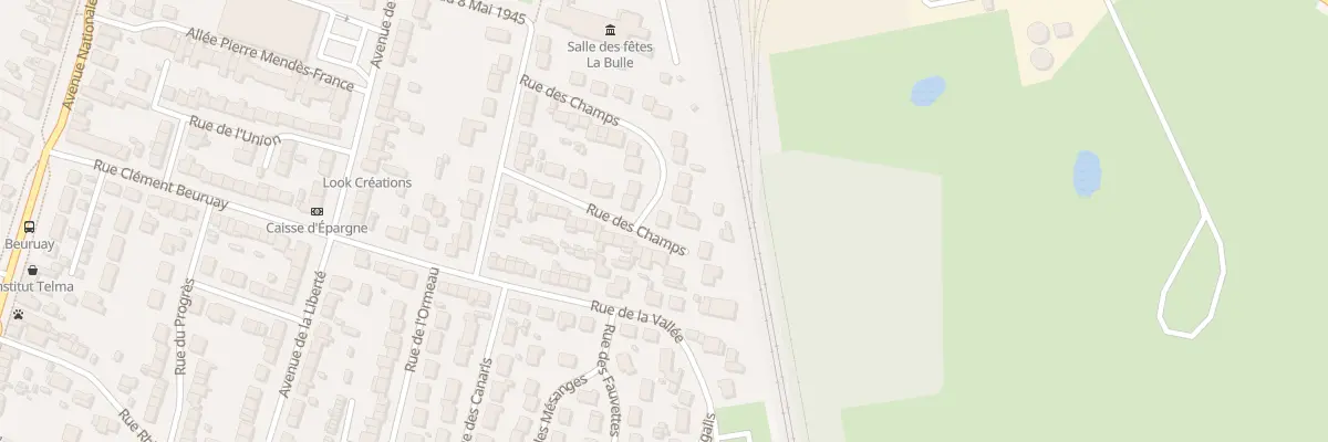 Plan du 34 Rue des Champs à Arnage