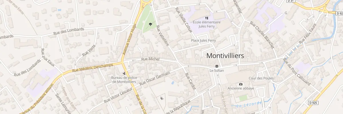 Plan du 2 Rue Michel à Montivilliers