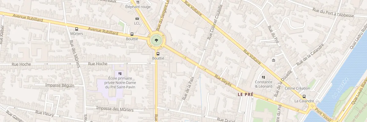 Plan du 37B Rue Sieyes au Mans