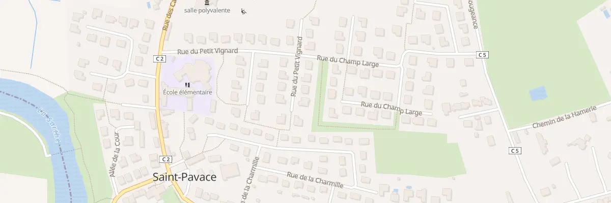 Plan du 14 Rue du Petit Vignard à Saint-Pavace