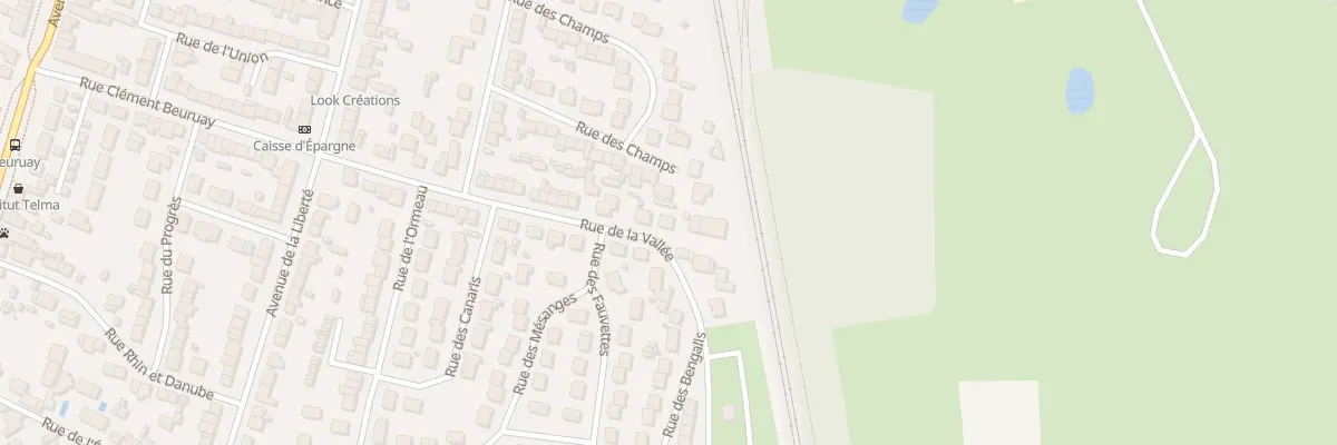 Plan du 39 Rue de la Vallée à Arnage