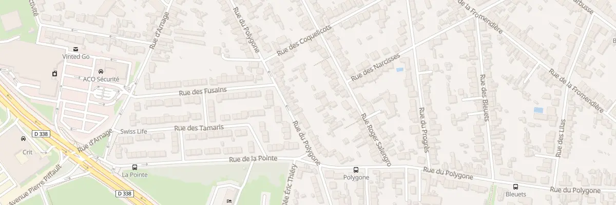 Plan du 81 Rue du Polygone au Mans