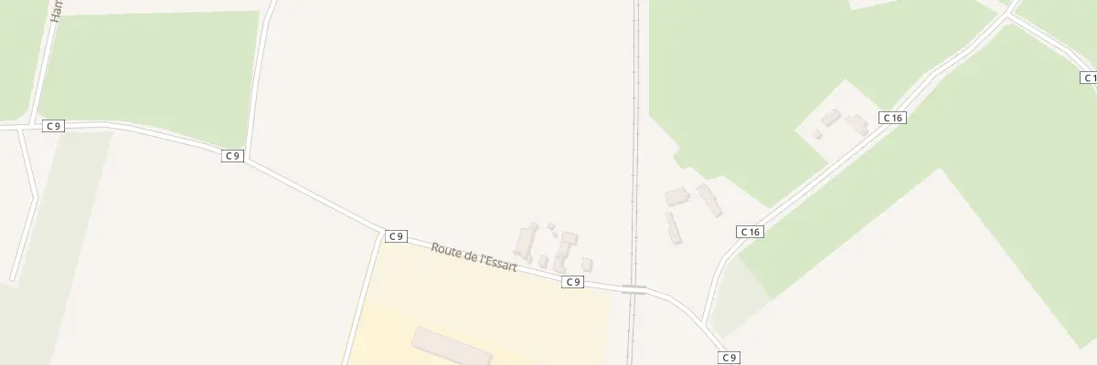 Plan de Rte de L Essart à Montbizot