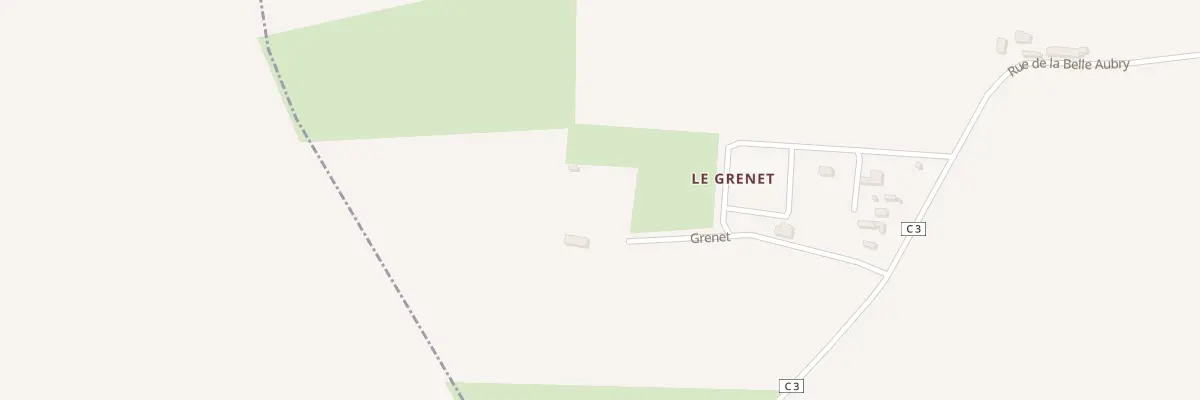 Plan du 40 Rue de la Belle Aubry à Meurcé