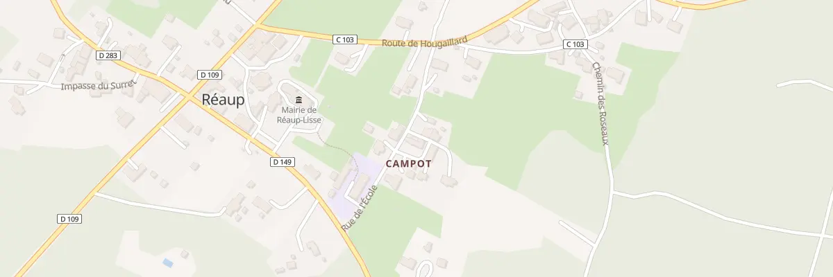 Plan du 14 Imp de Campot à Réaup-Lisse