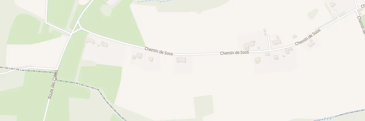 Plan du 290 Che de Soos à Peyrun