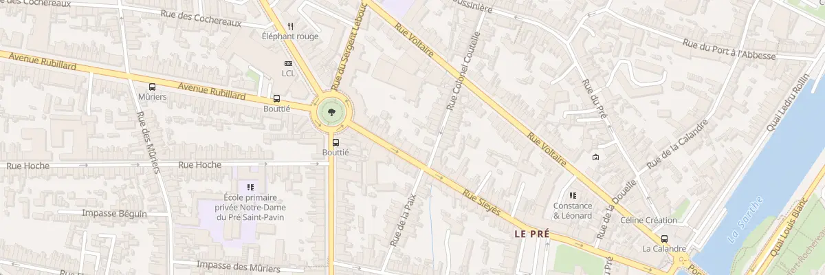Plan du 32 Rue Sieyes au Mans