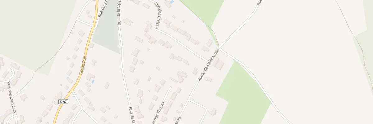 Plan du 22 Rue des Chênes à Celle-Lévescault