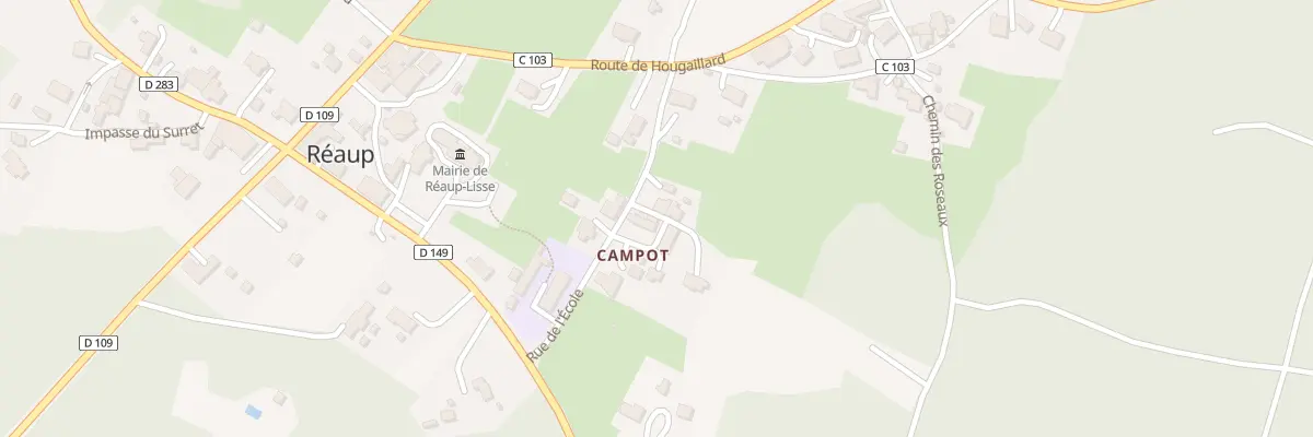Plan du 57 Rue de Campot à Réaup-Lisse