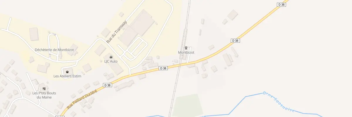 Plan du 60 Rue Paillard Duclere à Montbizot