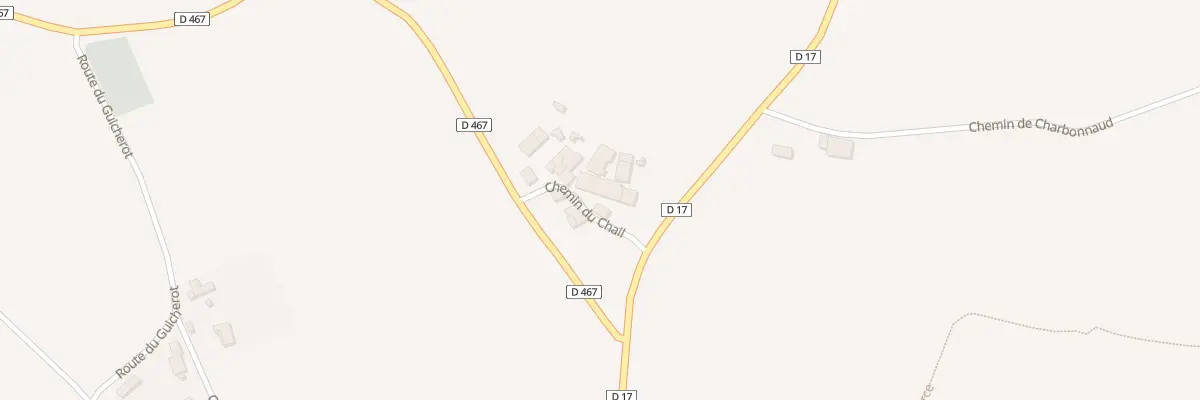 Plan du 6 Che du Chail à Laprade