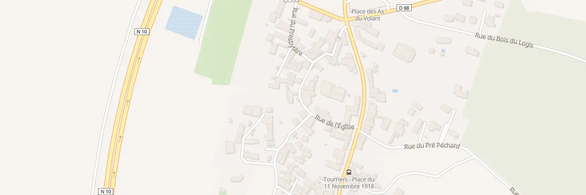Plan du 3 Rue de la Perroquerie à Tourriers