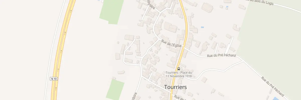 Plan du 10 Rue du Gardoire à Tourriers