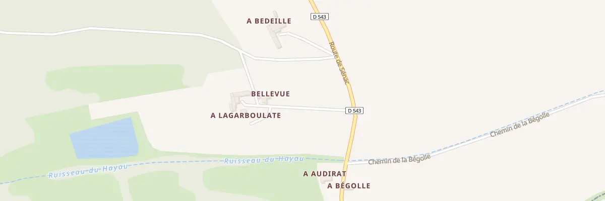 Plan du 5059 Bellevue à Montégut-Arros