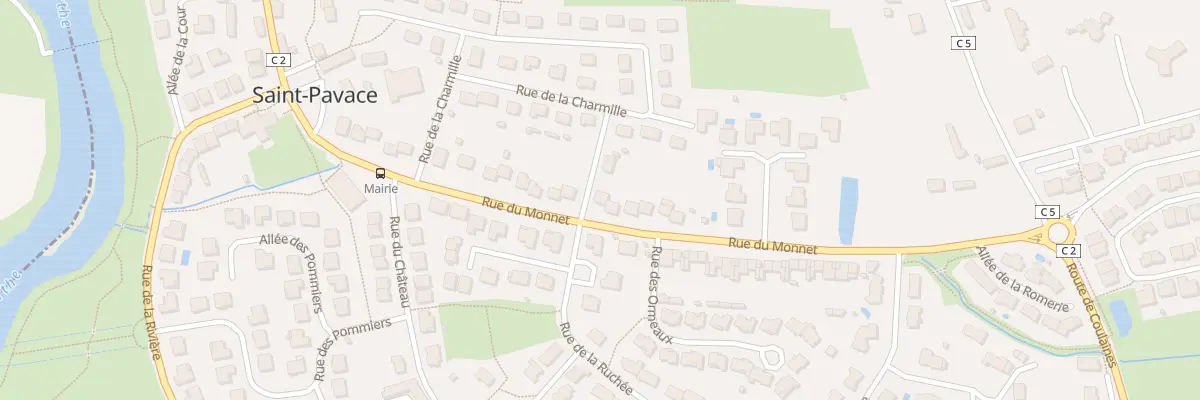 Plan du 27 Rue du Monnet à Saint-Pavace