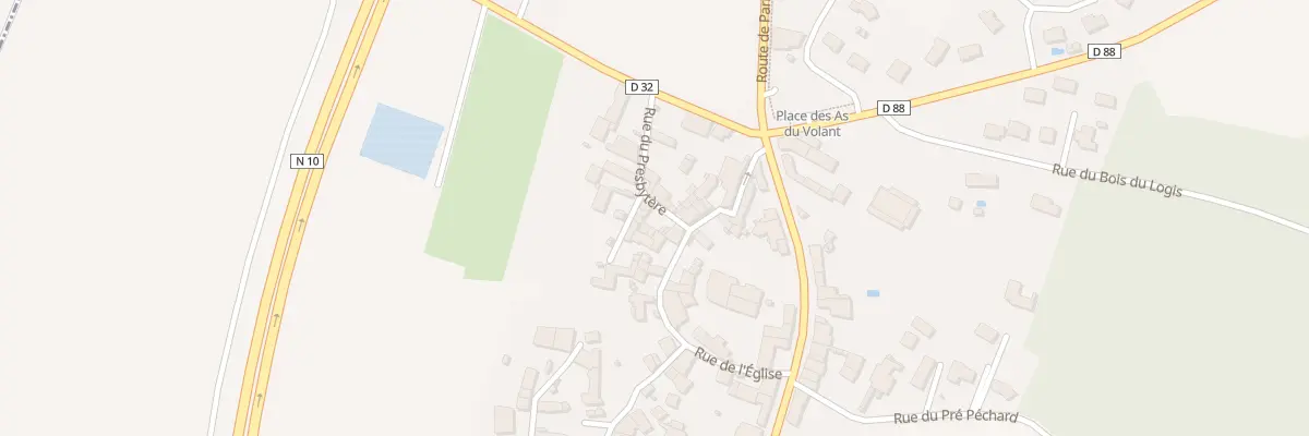Plan du 3 Rue du Presbytére à Tourriers