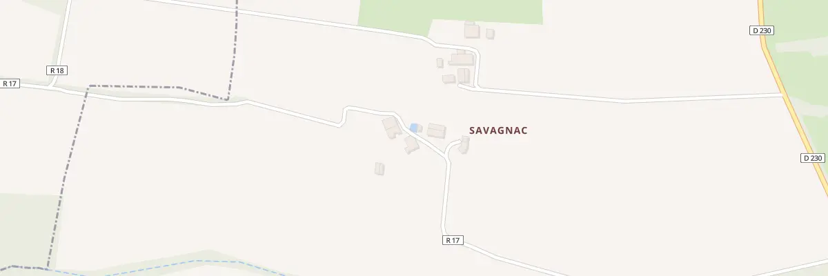 Plan du 5084 A Savagnac à Cazaubon