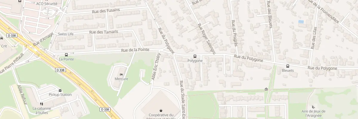 Plan du 66 Rue du Polygone au Mans