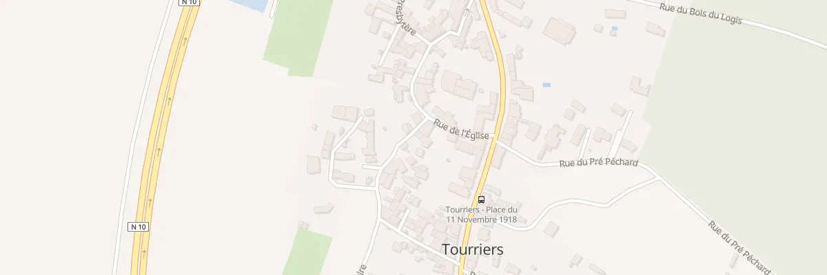 Plan du 12 Rue du Gardoire à Tourriers