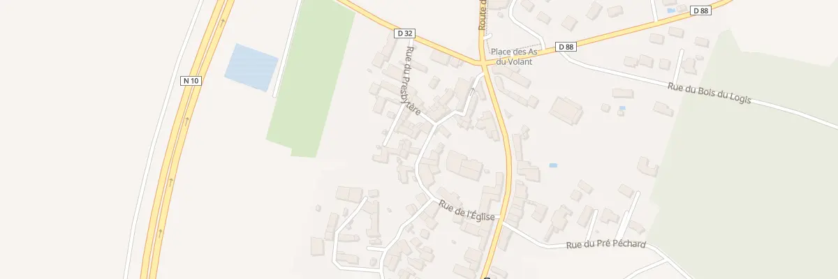 Plan du 5076 Le Bourg à Tourriers