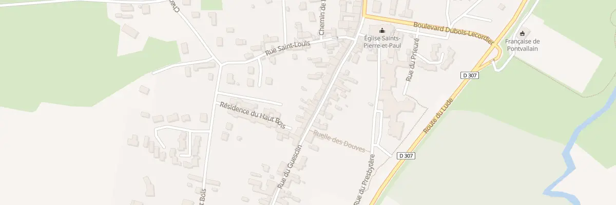 Plan du 24 Rue du Guesclin à Pontvallain