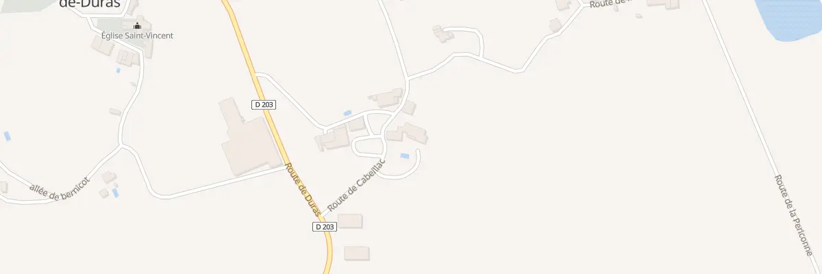 Plan du 256 Rte de Cabeillac à Savignac-de-Duras