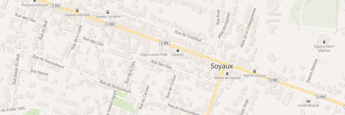 Plan du 86 Rue des Lilas à Soyaux
