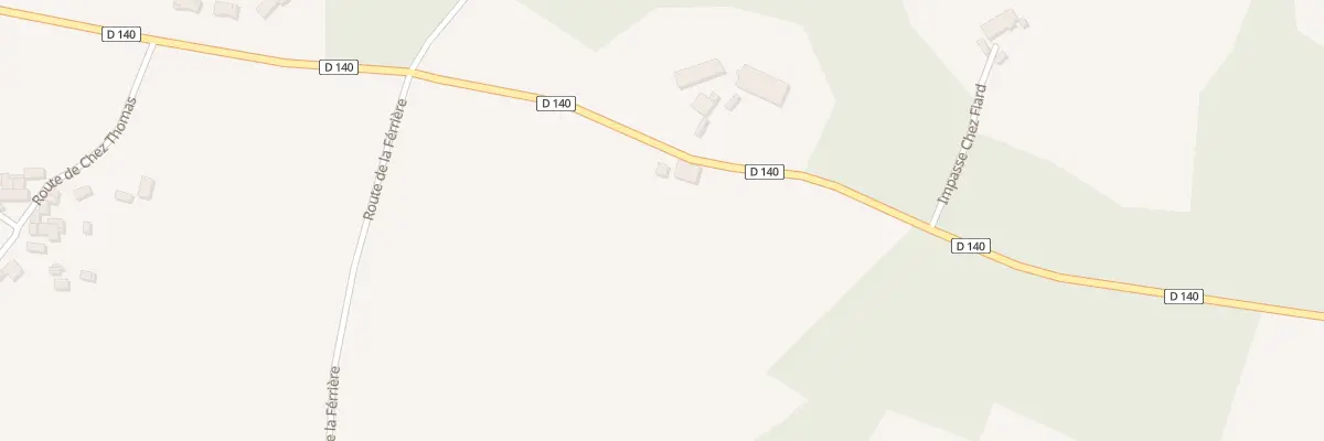 Plan du 4 Rte de Petit Bersac à Pillac