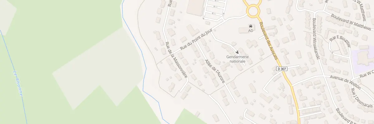 Plan du 21 Rue de la Massonnière à Moncé-en-Belin