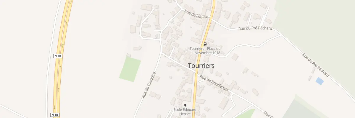 Plan du 4 Rue du Bourg à Tourriers