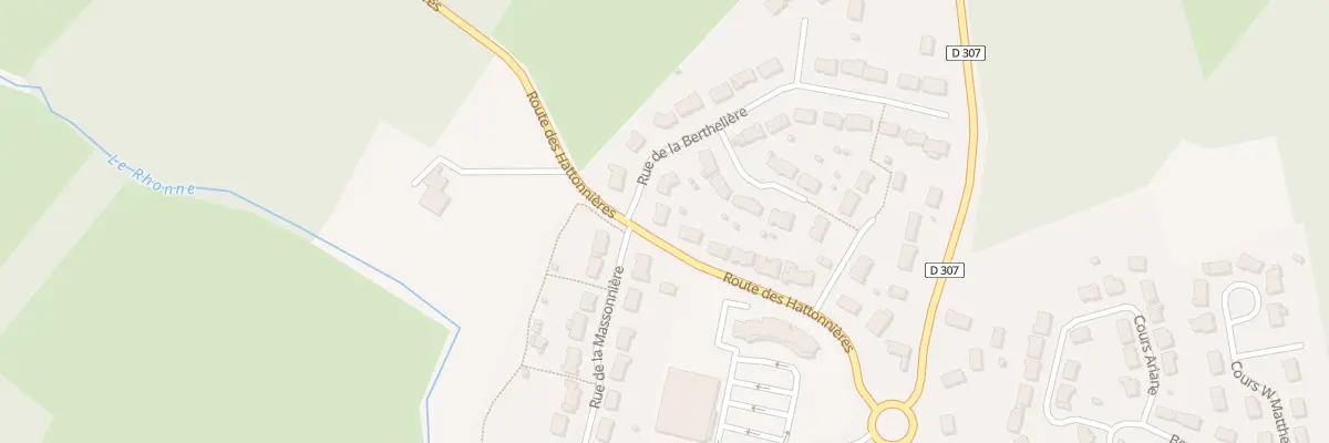 Plan du 2 Rue de la Berthelière à Moncé-en-Belin