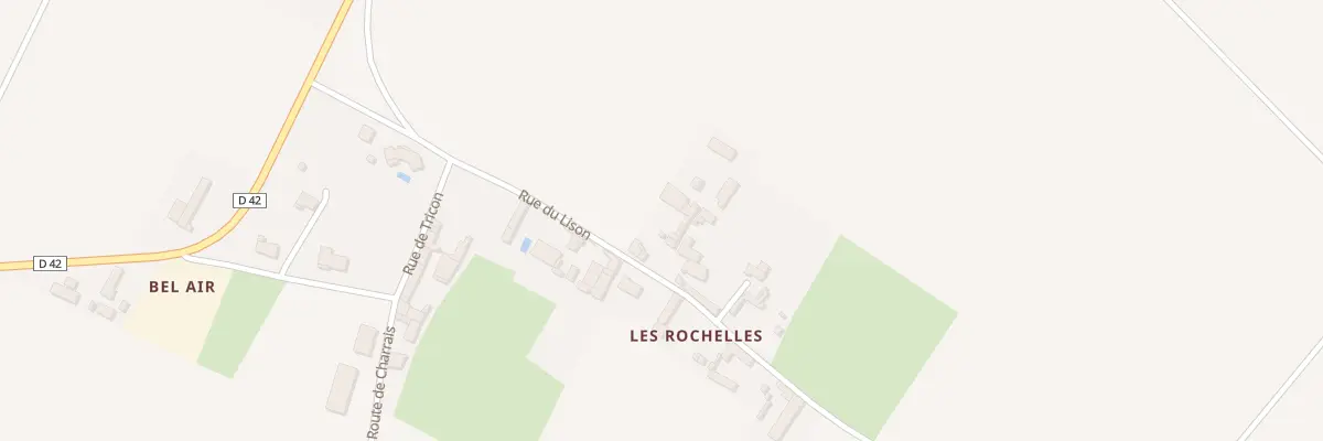 Plan du 10 Les Rochelles à Champigny en Rochereau