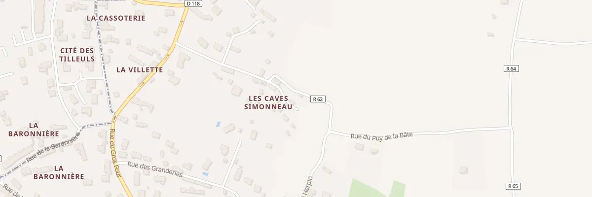 Plan du 5485 Rue des Caves Simonneau à Beaumont-en-Véron