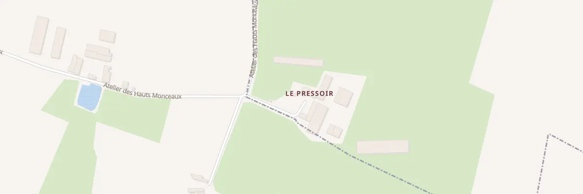 Plan du 5021 Le Pressoir à Meurcé