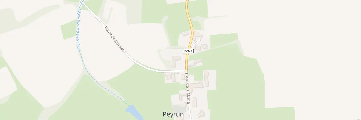 Plan du 25 Rte du Midi à Peyrun